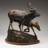 Heading for Water - Nyala Bronze Sculpture - John Tolmay - Image 2