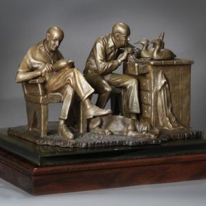 Ward Brothers - Duck Carvers Bronze Sculptures - Ronnie Wells