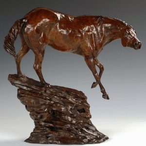 Boss Mare - Equine Bronze Sculpture - Liz Lewis