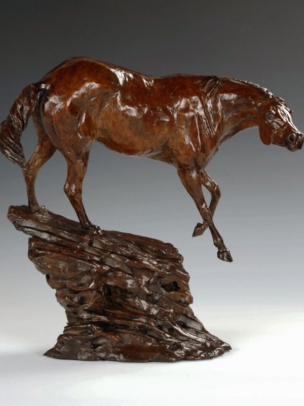 Boss Mare - Equine Bronze Sculpture - Liz Lewis