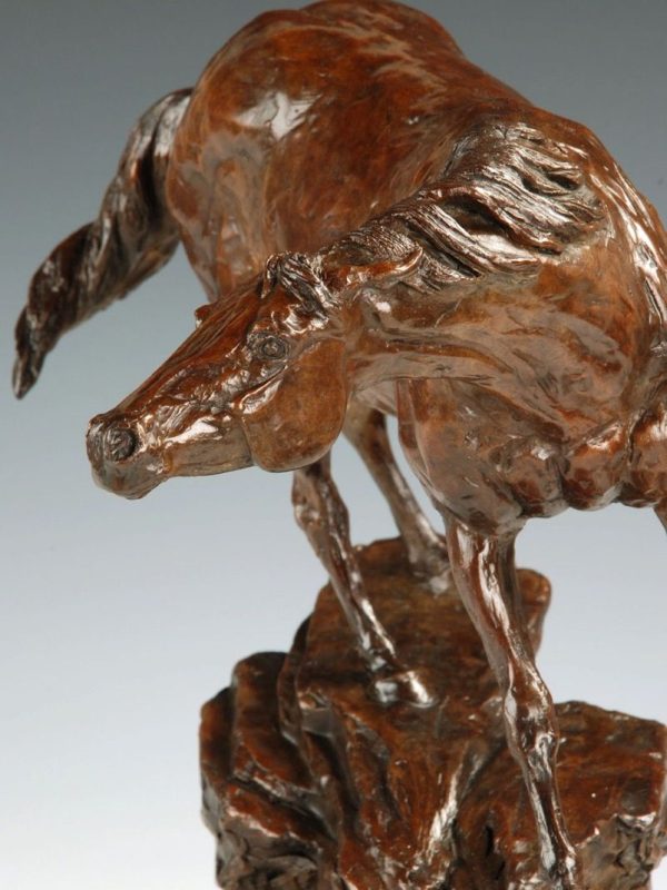 Boss Mare - Equine Bronze Sculpture - Liz Lewis