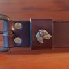 Chesapeake Bay Retriever Head Belt - Royden Leather Belts
