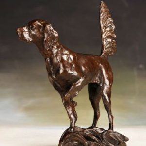 Honor MacQuette - English Setter Bronze Sculpture - Liz Lewis