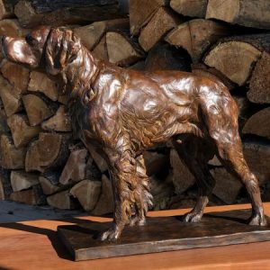 Le Breton - French Brittany Bronze Sculpture - Liz Lewis