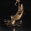Frog legs Bronze Sculpture by Dan Genord