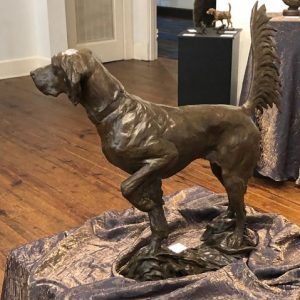 Honor - English Setter Bronze Sculpture - Liz Lewis