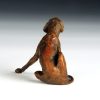 Scratch the Itch (Dog Bronze Sculpture) - Liz Lewis