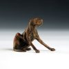 Scratch the Itch (Dog Bronze Sculpture) - Liz Lewis