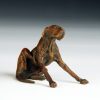Scratch the Itch (Dog Bronze Sculpture) - Liz Lewis