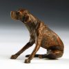 Scratch the Itch (Dog Bronze Sculpture) - Liz Lewis