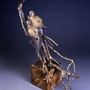 Mourning Doves - Bronze Sculpture - Ronnie Wells