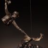 Reach Bronze Sculpture by Dan Genord