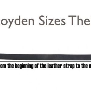Royden Leather Belts sizing