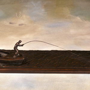 Bow to the King - Tarpon Fishing Bronze Sculpture - Liz Lewis