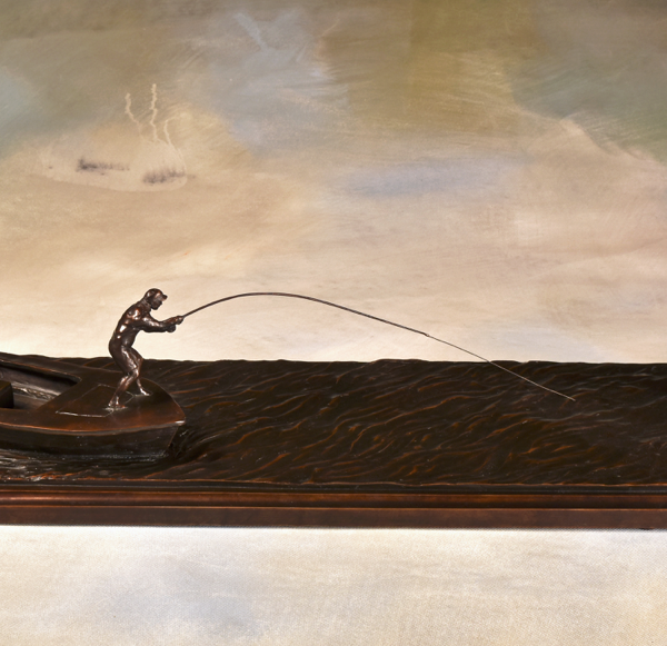 Bow to the King - Tarpon Fishing Bronze Sculpture - Liz Lewis