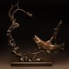 Shore Lunch Bronze Sculpture by Dan Genord