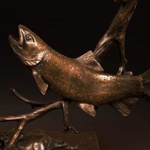 Shore Lunch Bronze Sculpture by Dan Genord