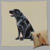 Black Lab Throw Pillow - Zeppa Studios - Image 4