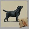 Black Lab Throw Pillow - Zeppa Studios - Image 3