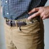 Canebrake Timber Rattlesnake Belt - Bull & Briar Leather - Image 3