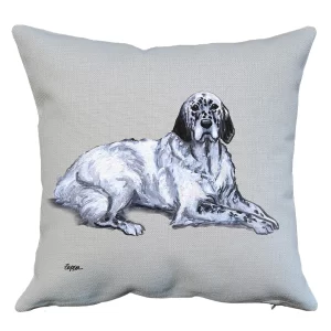 English Setter Throw Pillow - Zeppa Studios