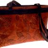 Leaf Leather Large Tote