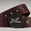 Pheasant Hand Embossed Buckle & Belt - Tyger Forge