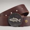 Redfish Hand Embossed Buckle & Belt - Tyger Forge