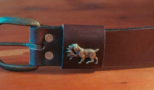 Spaniel with Woodcock Belt - Royden Leather Belts - Image 3