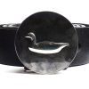 Swimming Goose Hand Embossed Buckle & Belt - Tyger Forge - Image 4