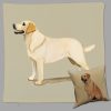 Yellow Lab Retriever Throw Pillow - Zeppa Studios - Image 3