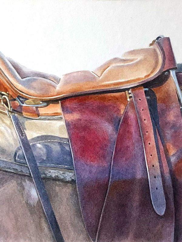 Plantation Saddle (Watercolor) - Chris Chantland