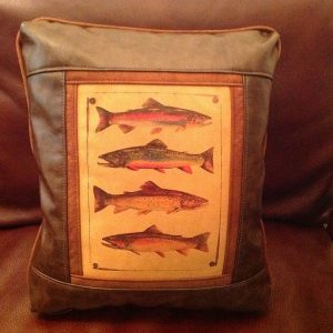 Rod Crossman Grand Slam Leather Pillow - Sweetwater