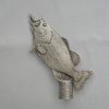 Bass with Plug Pewter Lamp Finial - Sid Bell Originals