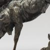 Running the Gauntlet - Wildebeest Bronze Sculpture - John Tolmay - Image 6
