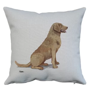 Chesapeake Bay Retriever Throw Pillow - Zeppa Studios