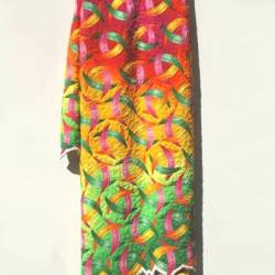 Quilt Wood Carving by Fraser Smith named Calyspo