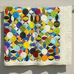 Improv 7 Wood Carved Quilt by Fraser Smith
