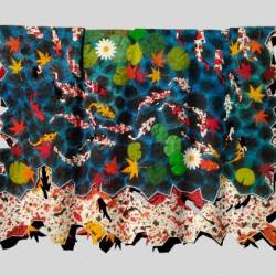 Black Pool Clear Water Wood Carved Quilt by Fraser Smith
