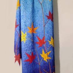 Quilt Wood Carving by Fraser Smith named "Quilted Maples"
