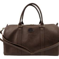 Brown Cape Buffalo Duffle Bag by African Game Industries