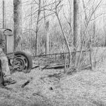 Homestead - original graphite by Chris Chantland