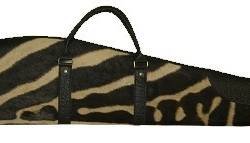 A Zebra Hide Rifle Case from African Game Industries